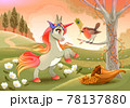 Unicorn and robin 78137880