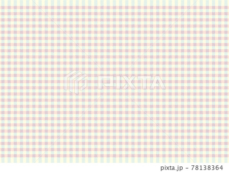 ギンガムチェック素材イラスト　中間色　バリエーション有り 78138364