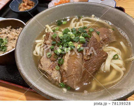 沖縄 ソーキそば 郷土料理 沖縄 ソーキそば 郷土料理 78139328