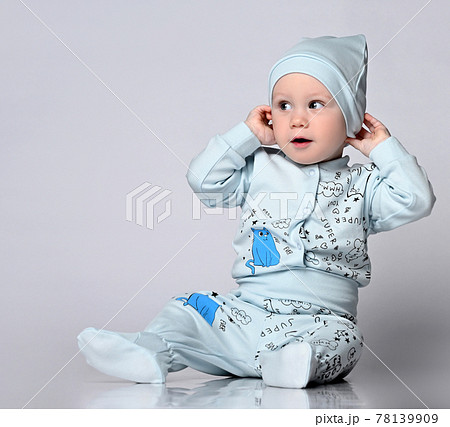 baby infant in a body with long sleeves and a 78139909