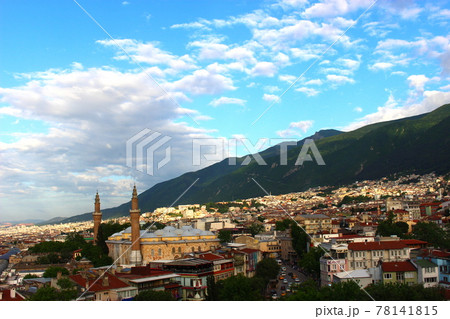 ブルサのモスク「ウル・ジャーミィ」、トルコ ブルサのモスク「ウル・ジャーミィ」、トルコ 78141815