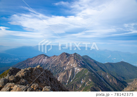 八ヶ岳連峰 赤岳山頂から望む絶景 八ヶ岳連峰 赤岳山頂から望む絶景 78142375
