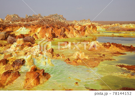 ダロール火山（ダナキル砂漠、エチオピア） 78144152