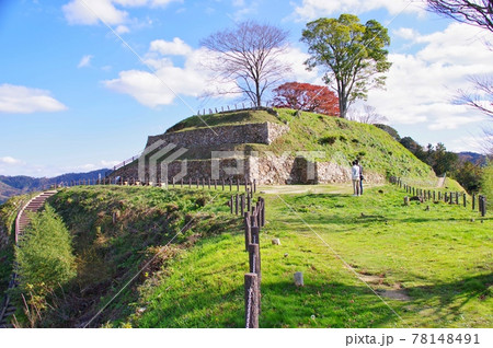 月山富田城 三ノ丸石垣 78148491