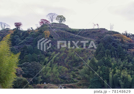 月山富田城 全景 78148629