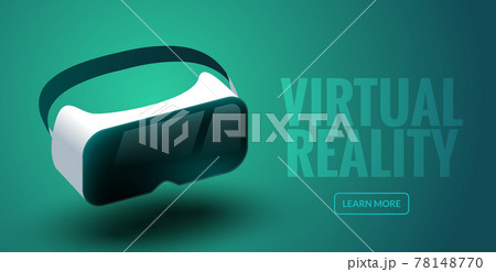 VR glasses vector virtual reality headset 3d. Virtual reality helmet futuristic glass goggles VR glasses vector virtual reality headset 3d. Virtual reality helmet futuristic glass goggles 78148770