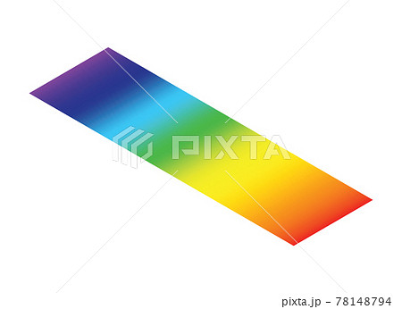 Light spectrum isometric color electromagnetic wavelength radiation prism line, visible spectrum 78148794