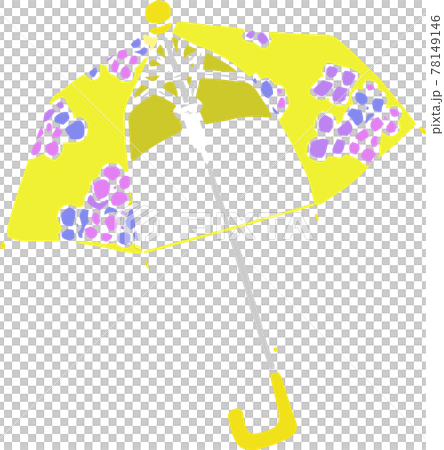 ひらいた傘のベクターイラスト ひらいた傘のベクターイラスト 78149146