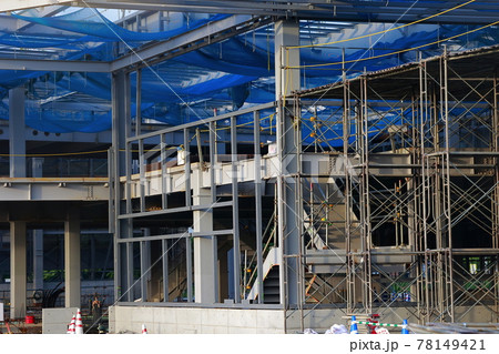 ショッピングモールの建設 ショッピングモールの建設 78149421
