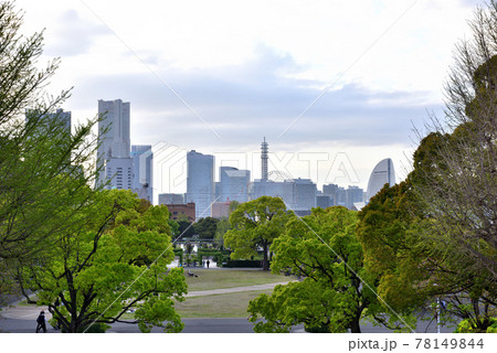 横浜山下公園から眺めるみなとみらい 横浜山下公園から眺めるみなとみらい 78149844