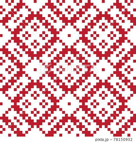 Christmas Fair Isle Seamless Pattern Background Christmas Fair Isle Seamless Pattern Background 78150932