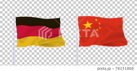 German and Chinese flags 78151808