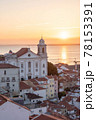 リスボンの朝日 78153391