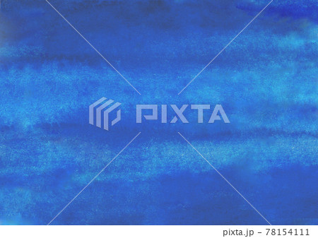 水彩で描いた藍色のテクスチャ 78154111