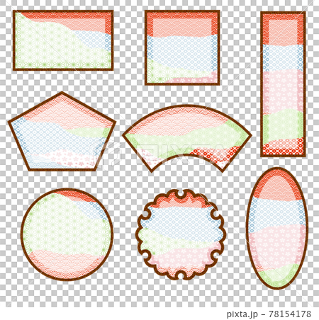Japanese pattern label joint paper 78154178