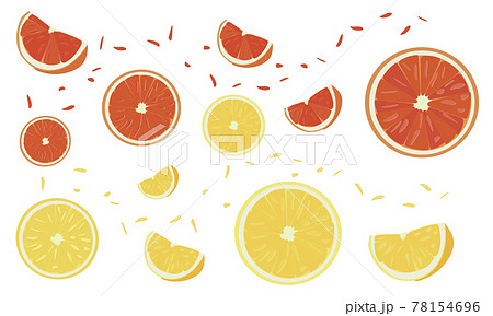 2種類の柑橘類セット 78154696