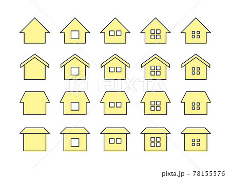 家・住宅のアイコンセット 78155576