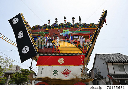 でか山　青柏祭　曳山　七尾市 78155681