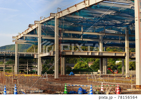 工事現場の鉄筋 工事現場の鉄筋 78156564