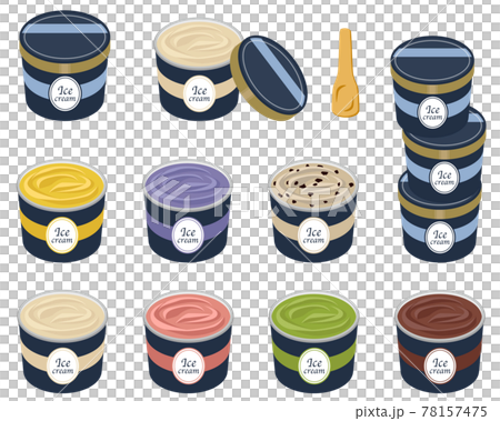 High-class ice cream backorder takeout 78157475