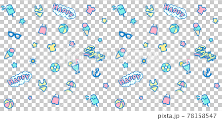 Retro pop summer texture material 78158547