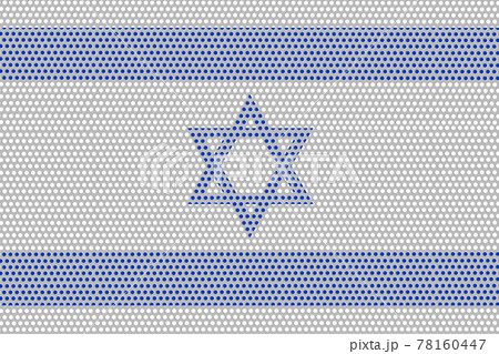3D Flag of Israel on metal 3D Flag of Israel on metal 78160447