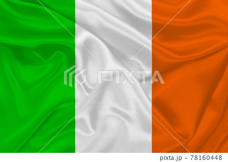 3D Flag of Ireland on fabric 3D Flag of Ireland on fabric 78160448
