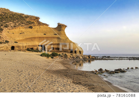 Calacerrada Beach, Mediterranean Sea, Aguilas, Murcia, Spain, Europe Calacerrada Beach, Mediterranean Sea, Aguilas, Murcia, Spain, Europe 78161088