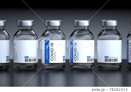 Vaccine COVID-19 Medical Ampoule. Vaccine COVID-19 Medical Ampoule. 78162313