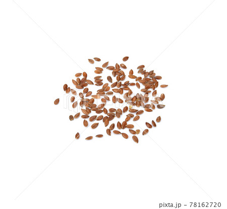 Flax seed or linseed , isolated on white background Flax seed or linseed , isolated on white background 78162720