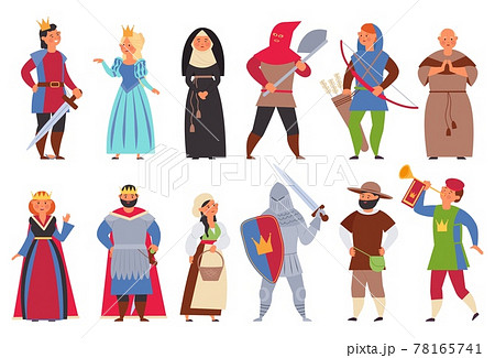 medieval people cartoon