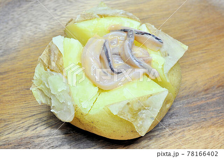 塩辛じゃがバター 78166402