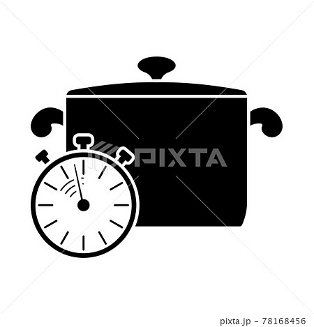 Pan With Stopwatch Icon 78168456
