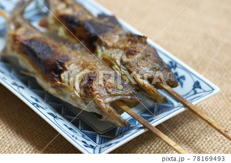 アマゴの串焼き アマゴの串焼き 78169493