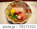 懐石料理 お刺身のお造り 78172322