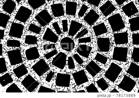 Grunge black and white texture background in circle ray shape (Vector). Use for decoration, aging or old layer Grunge black and white texture background in circle ray shape (Vector). Use for decoration, aging or old layer 78173889