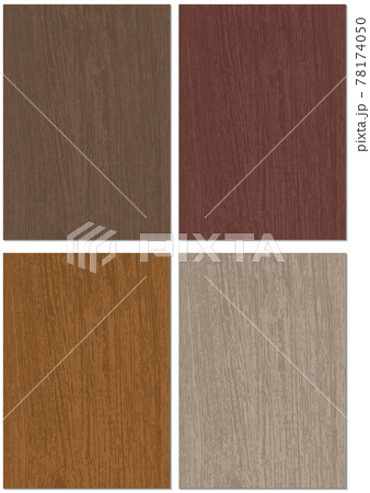 Set of Four Wood Texture Background 78174050
