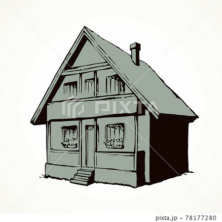 Vector drawing. House 78177280