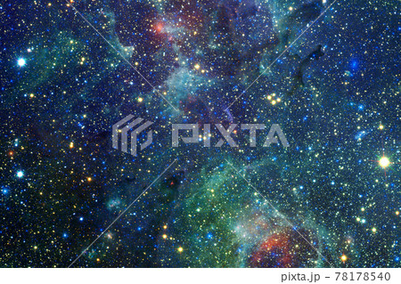 Outer space art. Starfield. Elements of this image furnished by NASA. 78178540