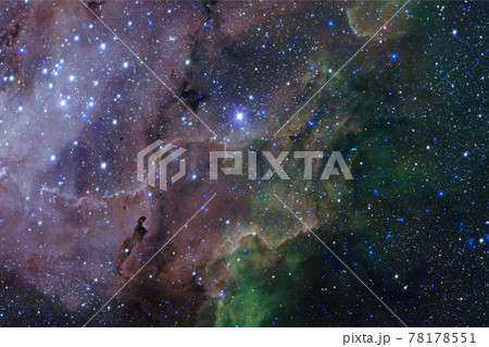 Endless universe. Elements of this image furnished by NASA. 78178551