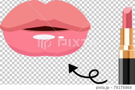 口紅 唇のベクターイラスト素材のイラスト素材