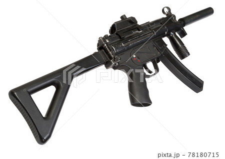 Famous weapon - german submachine gun MP5 with silencer Famous weapon - german submachine gun MP5 with silencer 78180715