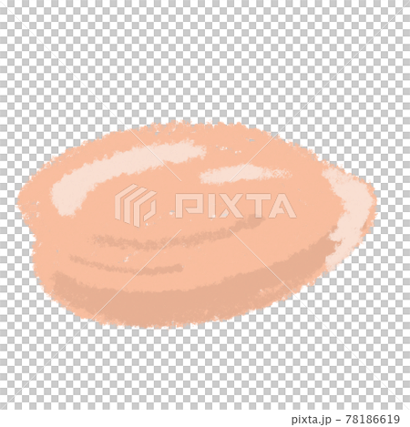 鶏肉　鶏胸肉　イラスト　手描き　クレヨン 78186619
