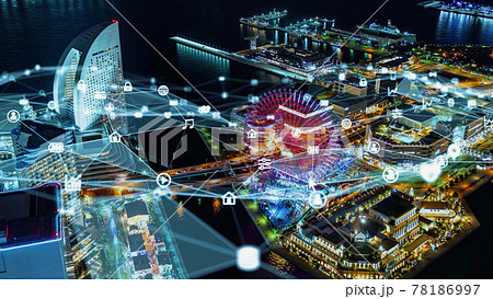 都市とネットワーク スマートシティー IoT 都市とネットワーク スマートシティー IoT 78186997