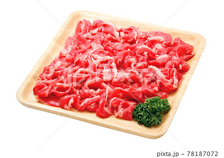 国産牛バラ肉切落し_03（パス付） 78187072