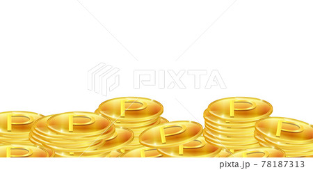 ポイント コイン 金 背景 ポイント コイン 金 背景 78187313
