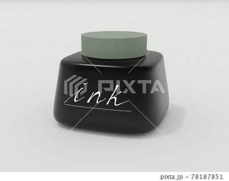 漫画用インクのイラスト素材