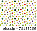 くだもののパターン(くだもの柄)-小 78188266