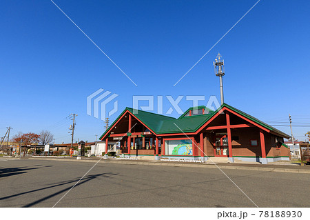 北海道_日高本線鵡川駅の風景 78188930