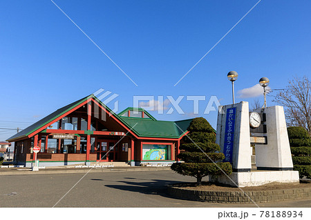 北海道_日高本線鵡川駅の風景 78188934